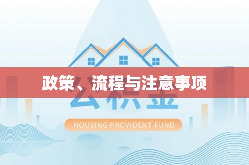 渭城政策、流程与注意事项