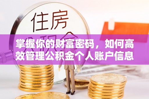 渭城掌握你的财富密码，如何高效管理公积金个人账户信息